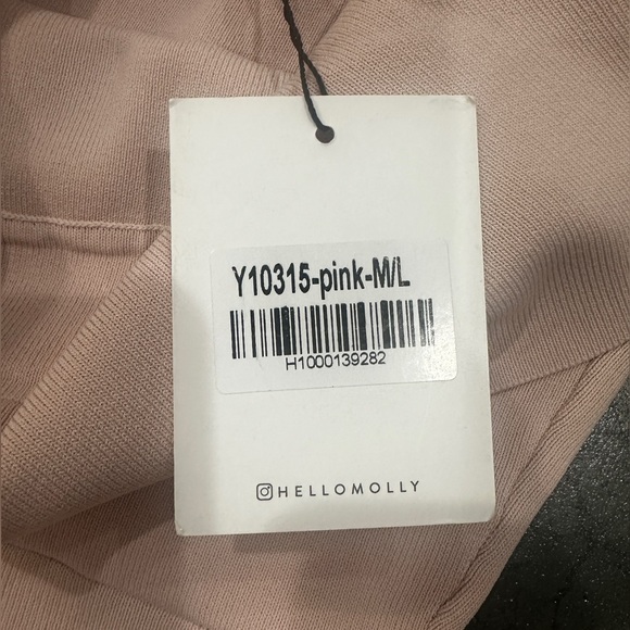 Hello Molly Everybody Loves Me Pink Dress Size Medium NWT - Picture 5 of 11